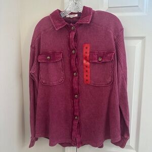 Briggs New York Deep Pink Women’s Shirt Medium